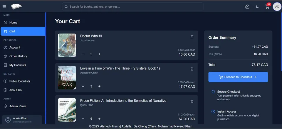 BookVault – Online Bookstore & Reading Lists - Image 1